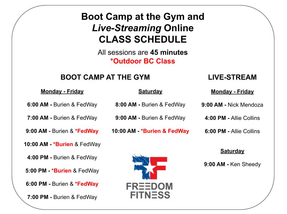 Boot Camp Classes Freedom Fitness Gym Boot Camp & Fitness Club